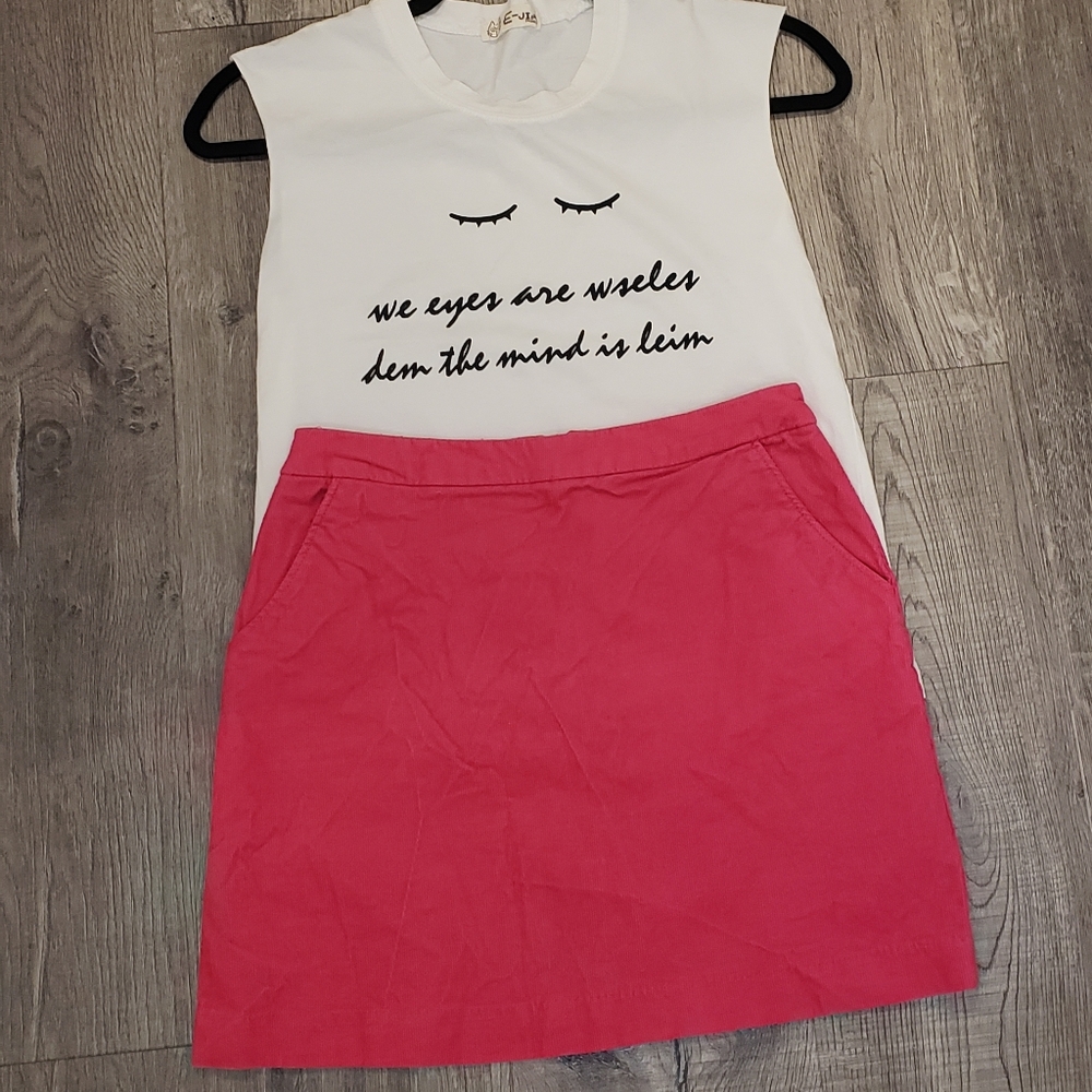 Combo of skirt + top